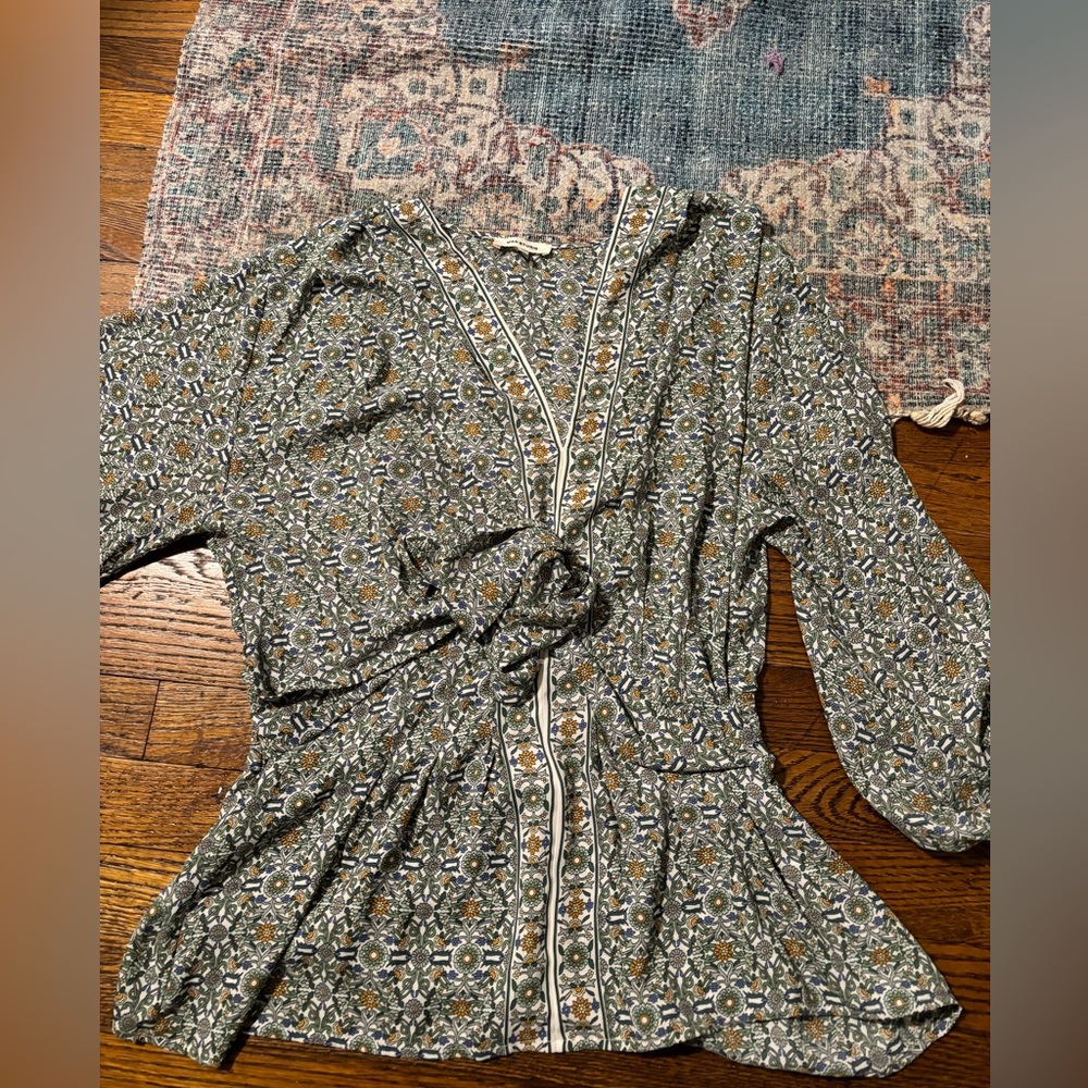Patterned blouse max studio